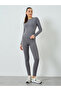Stitch Detail Long Sleeve Top and Leggings Set