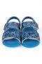 Palm Tree Printed Sandals - Navy Blue 24-36 Months - 3