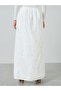 Women's All Embroidery Drawstring Waist Skirt - 4