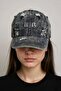 Unisex Özle Washed Denim Cap Hat - 2
