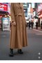 Women's Blazer Jacket Pinstripe Maxi Skirt Set - 4