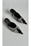 Lyra Heelled Slippers Zebra White - 3