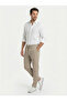 Men's Lace-Up Linen Slim Jogger-6009 - 2