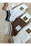 Women's Socks Short Bootie Socks Seamless Washable Perfumed 4 Pairs - 2
