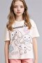 Girl's T-Shirt G8196A8/Er105 Ecru