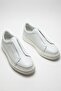 100% Genuine Leather White Laceless Comfortable Casual Men's Shoes Luass28Al0056 - 4