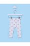 Infant Girls Ivory Printed Leggings