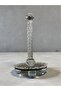 Decorative Crystal Stone Mirrored Single Towel Holder Napkin Holder Gold - 6
