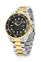 Men's Wristwatch with Lens Calendar Gold Silver Black Color Pl-7073E11X - 3