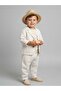 Boy's Linen Jacket with Pockets - 3
