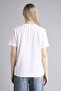 Regular Fit Basic Premium White Women's T-Shirt A9428Ax/Wt34 - 5
