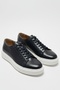 100% Genuine Leather Navy Blue Lace-Up Casual Men's Shoes Luass28Al0055 - 4
