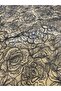Black Sequined Lace Fabric 145 cm Wide – 3D Floral Patterned Lace for Evening Dresses and Event Wear - 4