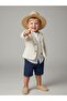 Boy's Linen Jacket with Pockets - 2