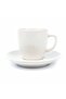 Women Are Women, Flowers Are Dads, Cream Turkish Coffee Cup - Gift Ceramic Turkish Coffee Cup - 2