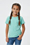 Girl's Crew Neck Basic Short Sleeve 100% Cotton T-Shirt - 2