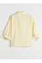 Giyçık Store Yellow Modal Blend Women's Shirt - 2