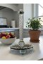 Decorative Crystal Stone Mirrored Single Towel Holder Napkin Holder Gold - 7