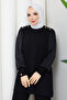 Women's Silk Kupra Pants and Double Mercerized Knitwear Set - 4