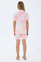 Shirt Collar, Mother & Daughter Shorts Set, (Sold Separately) 100% Cotton, Short Sleeve, Floral Pattern - 8