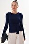 Women's Side Tie Detailed Long Sleeve Blouse 260320 - 265071 - 3