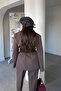 Premium Special Series Belted Jacket - Brown - 6