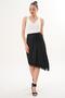 Women's Lace Detailed Slit Satin Skirt 260307 -
