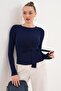 Women's Side Tie Detailed Long Sleeve Blouse 260320 - 265071 - 4