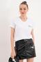 Women's Print Detailed V-Neck T-Shirt 260225 - 2