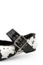 Mira Cara Orthopedic Women's Ballerinas 001204 Black White Feather - 4