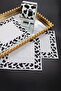 Set of 3 Leopard Patterned Coffee Sides Presentation Napkins - 2