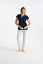 26Y Women's Navy Blue Pajama Set - 3