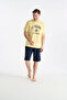 26Y Men's Yellow Shorts Set