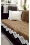 Luxury Ultra Soft Lace Sofa Cover 170X210 Non-Slip Embossed Soft Textured Living Room Sofa Bed Shawl - 4