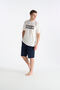 26Y Men's Ecru Shorts Set - 2