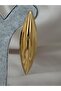 Gold Long Oval Earrings – Elegant & Statement-Making Design - 2