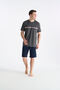 26Y Men's Anthracite Melange Shorts Set - 2