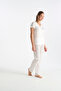 26Y Women's Ecru Pajama Set - 2