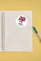 23 April National Sovereignty and Children's Day Sticker Set, 4X4 Cm, 300 Pieces (20 Sheets) - 3