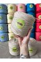 Beige Combed Cotton Yarn Bag Knitting Yarn - (600-650Gr) 1 Piece - 3