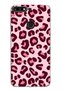 Huawei Y7 2018 Compatible Pink Leopard Pattern Transparent Phone Case