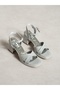 Zaria Silver Glitter Women's Shoes - 4