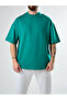 Men's Green Basic Oversize T-Shirt Coc2914