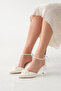 La Perla Pearl Pointed Toe Stiletto Heel Wedding Bridal Shoes - 9 cm - 2