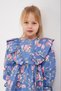 Girl's Ruffle Detailed Floral Pattern Dress - 6