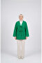Bouquet Fabric Tied Winter Cap 2234-06 Green - 4
