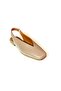 26510106Y Women's Mink Genuine Leather Open Back Trendy Ballerinas - 2