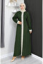 Şile Bezi Dress 3840-03 Khaki