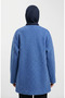 Bouquet Fabric Tied Winter Cap 2234-01 Indigo - 4
