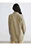 Lcw Modest Khaki Textured Women's Shirt Tunic - 5